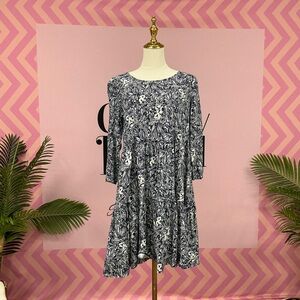 Lilly Pulitzer Navy and White Floral Top